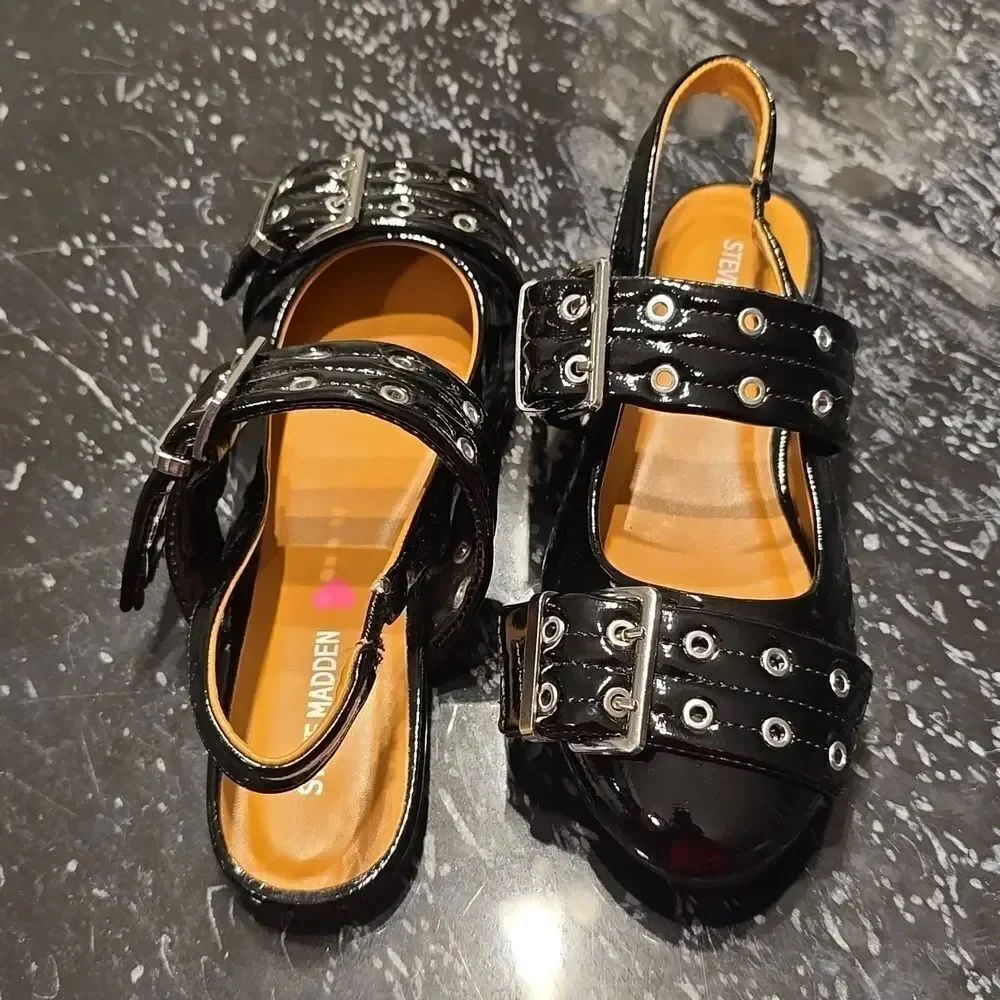 BRAND NEW STEVEN MADDEN KIDS GIRLS' J-GRAYAA SLINGBACK SANDALS